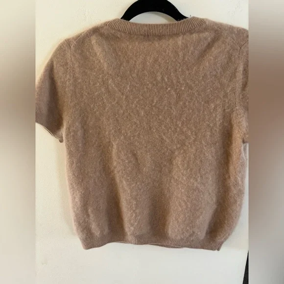 Quince Tan Crew Neck Sweater - Picture 2 of 7